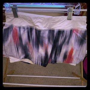 Lululemon multicolored running skirt